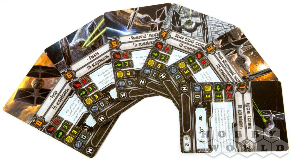 Настольная игра "Star Wars. X-Wing. Расширение TIE-Истребитель"