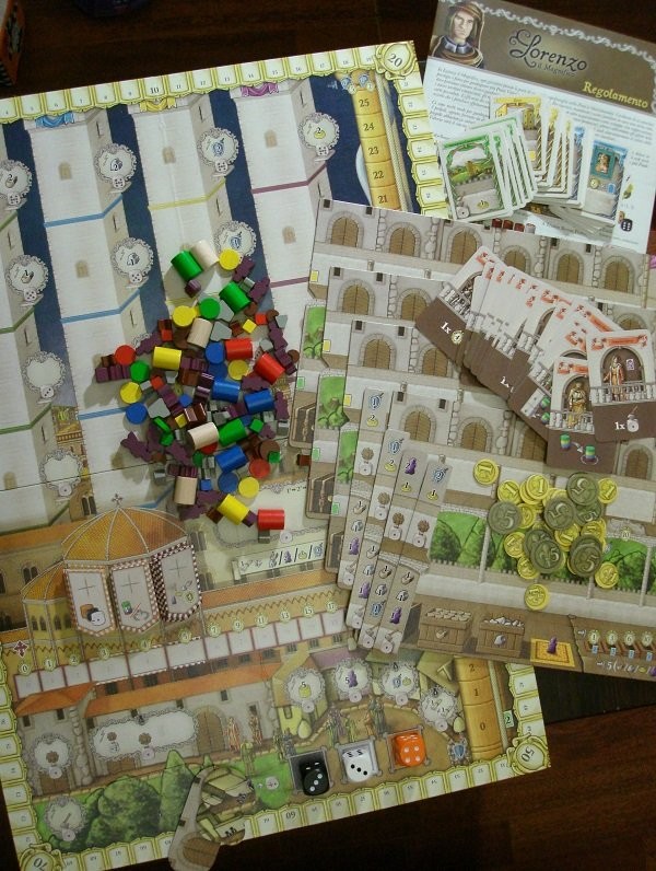 Настольная игра "Лоренцо Великолепный"