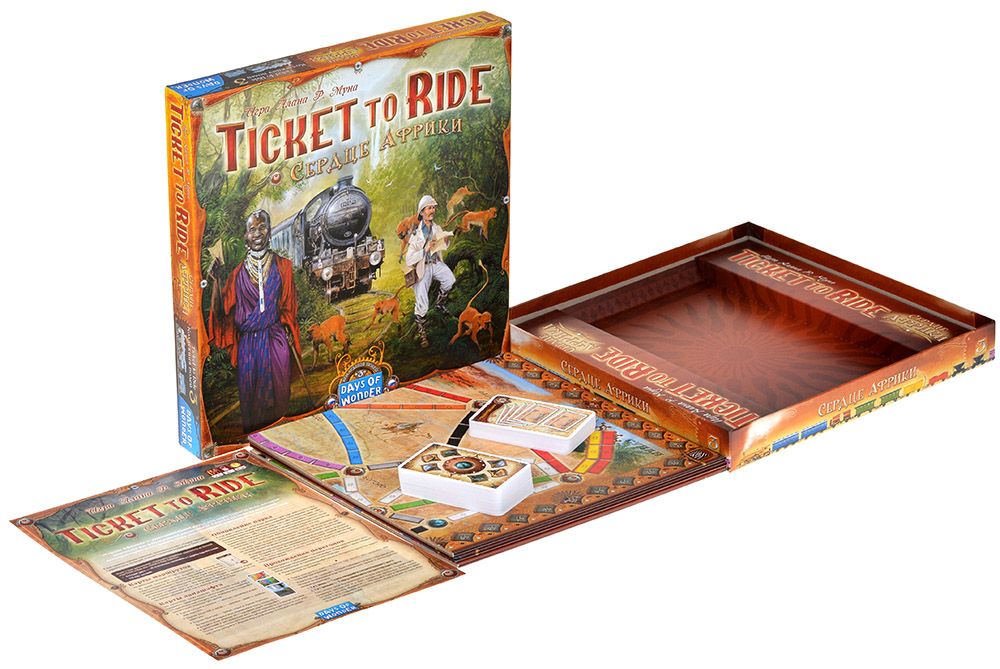 Настольная игра "Ticket to Ride: Сердце Африки"