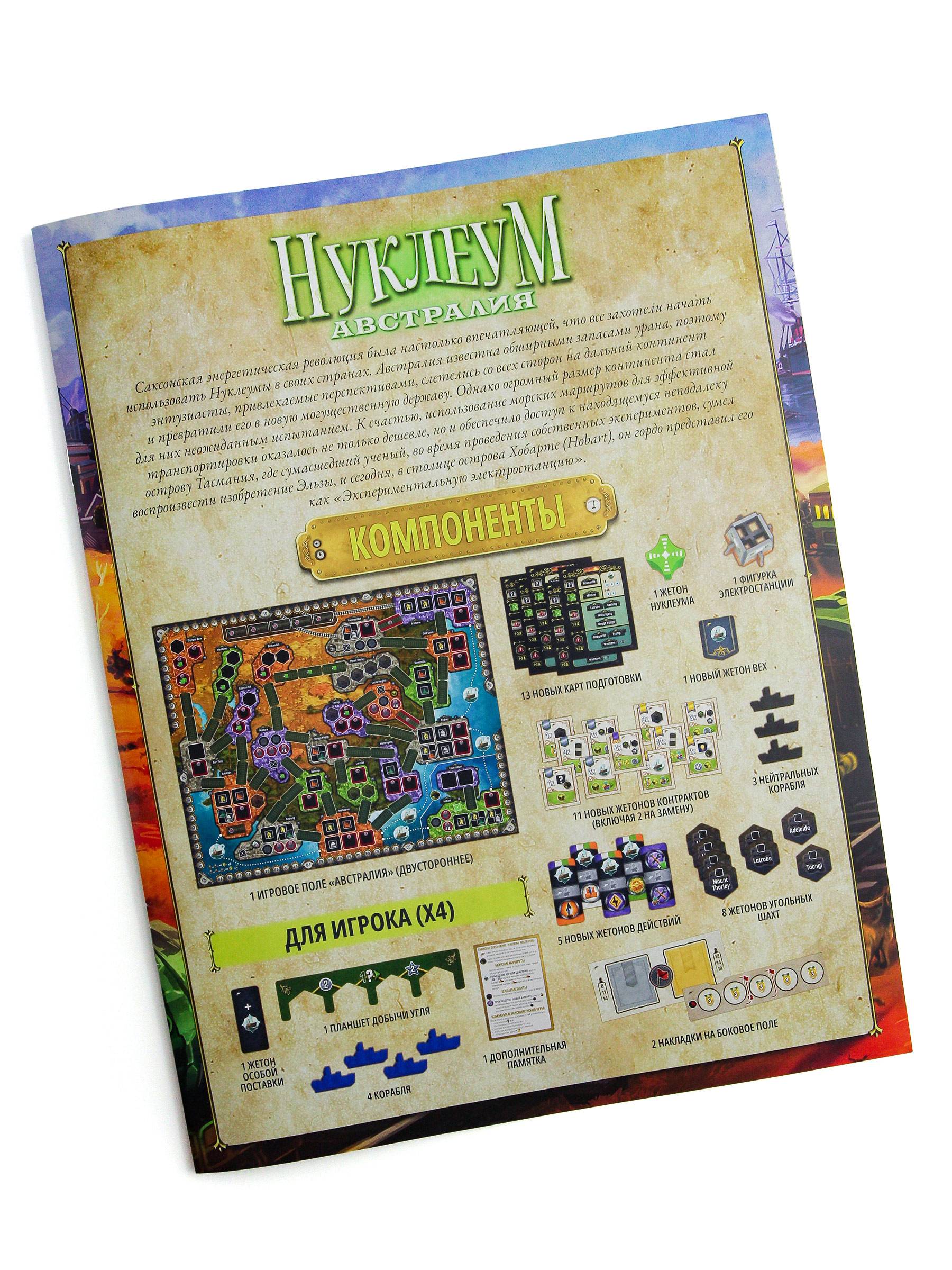 Настольная игра "Нуклеум: Австралия"