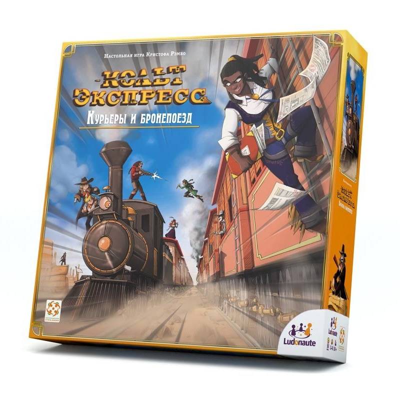 Настольная игра "Кольт Экспресс: Курьеры и бронепоезд"